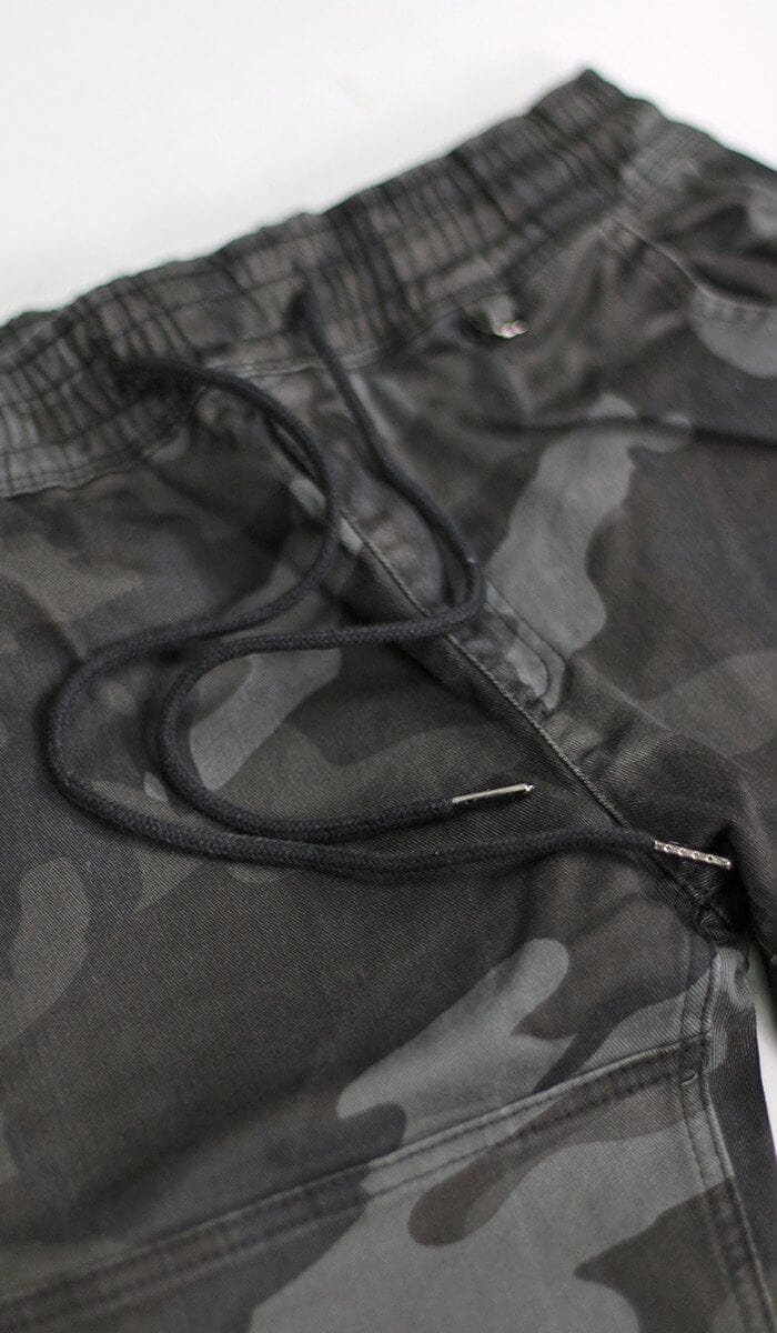 Black Camo Zipper Pants - Image 7