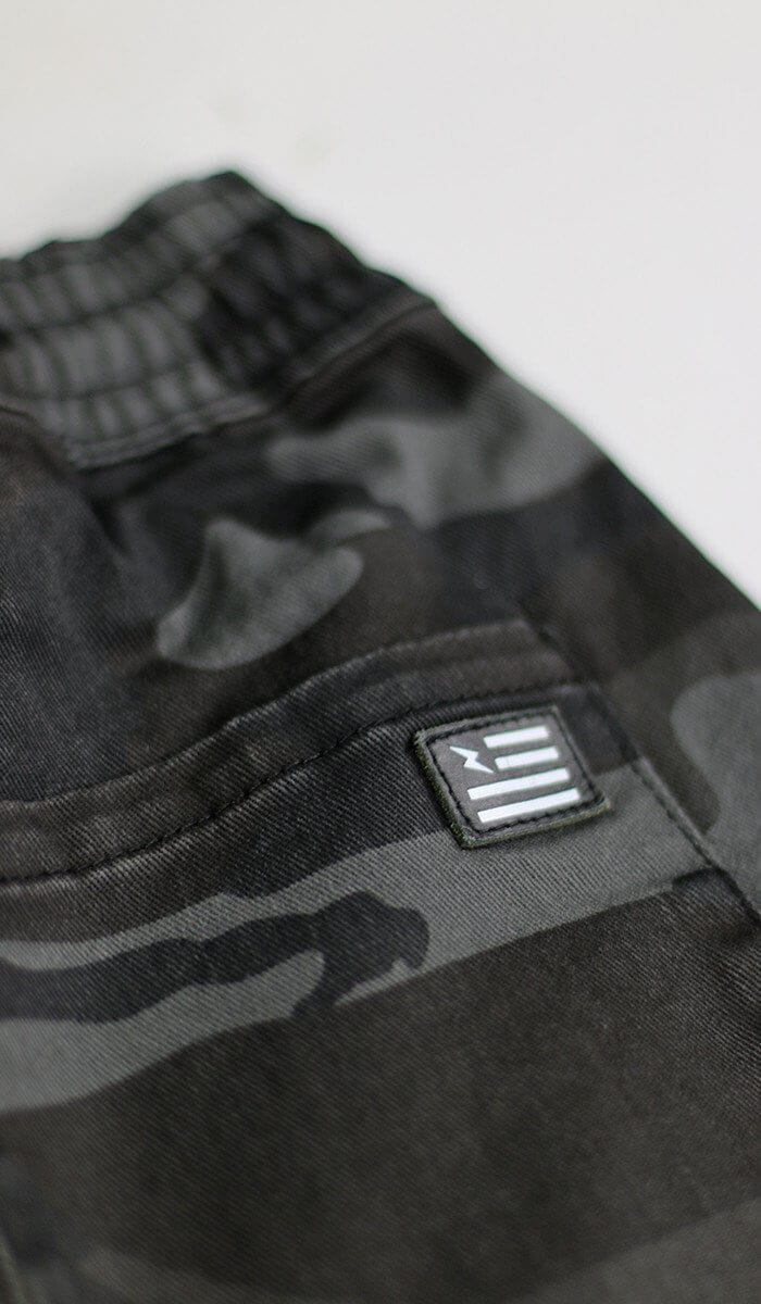 Black Camo Zipper Pants - Image 8