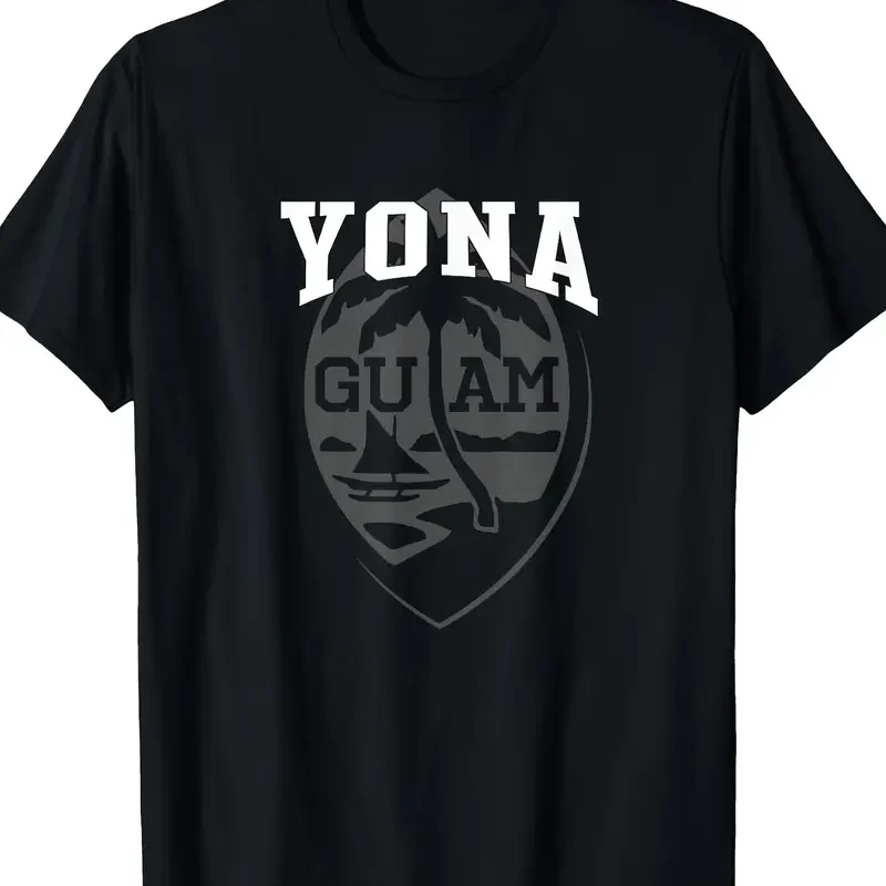 Men's YONA Guam Seal 100% Cotton T-Shirt